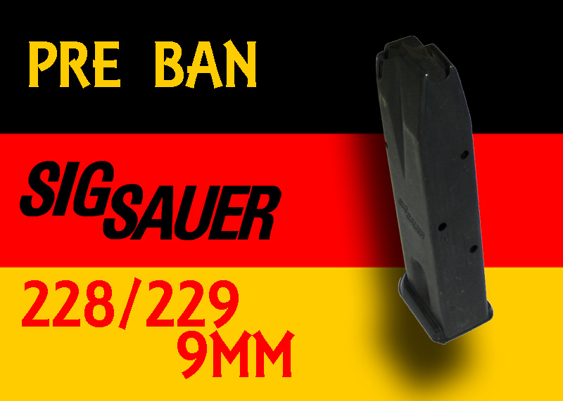 Pre Ban German Sig Sauer P228/229 9mm 13rd Magazi